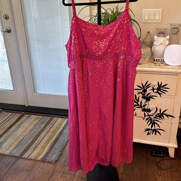 Golden star float dress - US size 22-24 - Picture 5 of 8